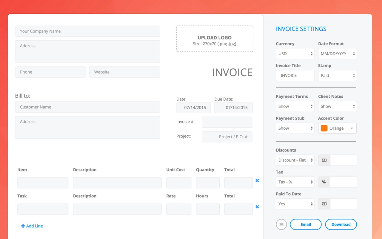 Free Invoice Maker gallery image