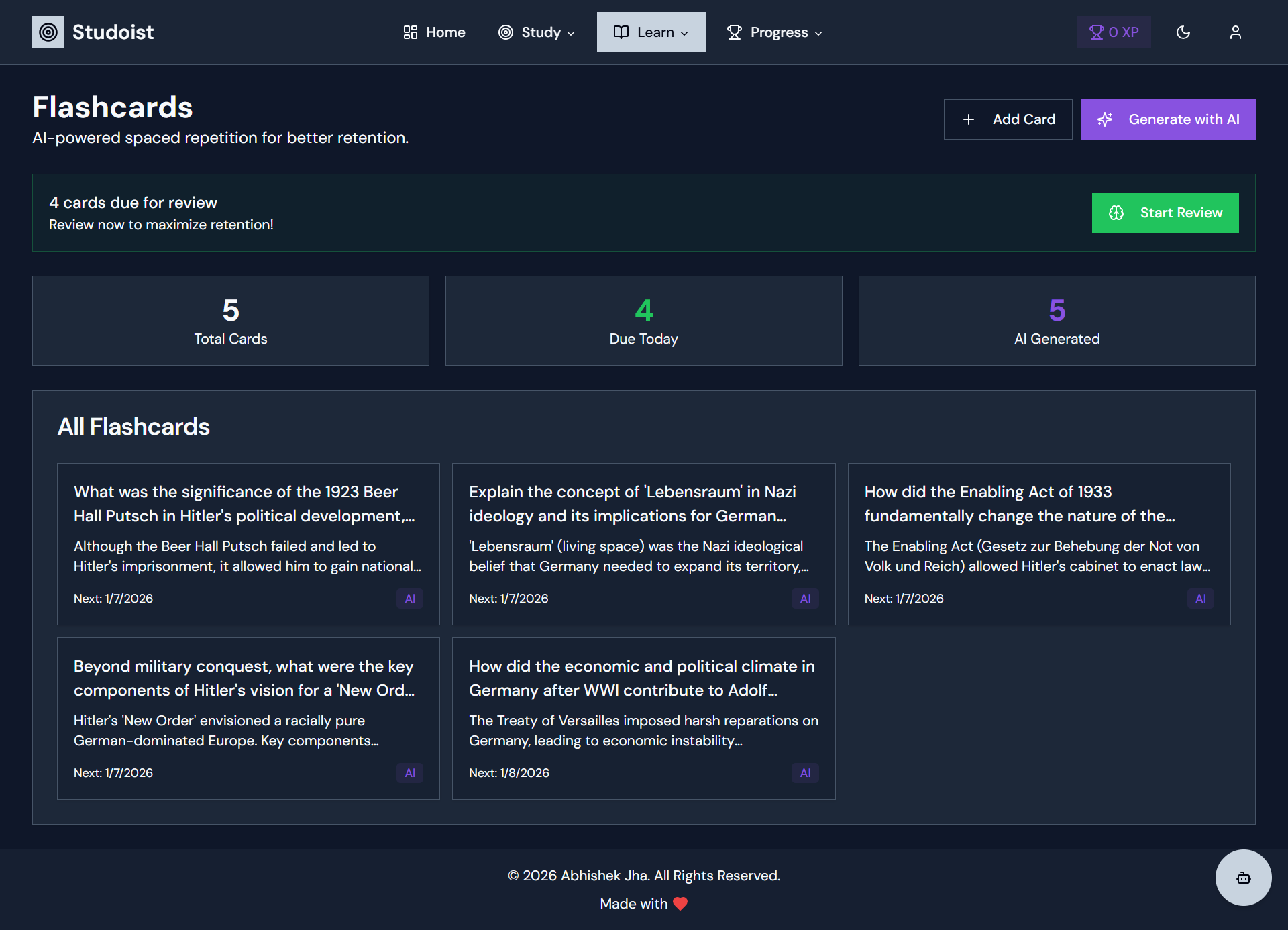 Studoist - Screenshot 5 showing product features and functionality