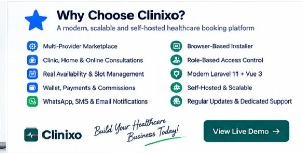 Clinixo —Healthcare Marketplace Platform gallery image