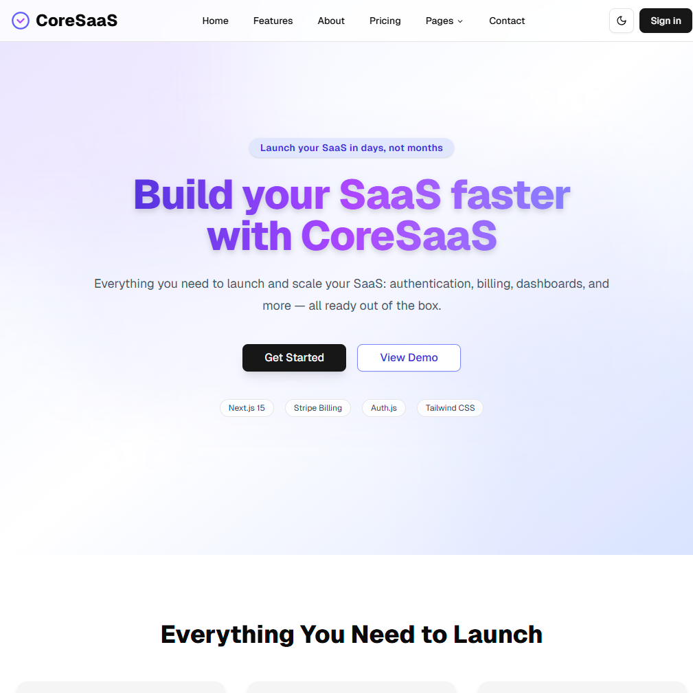 CoreSaaS logo