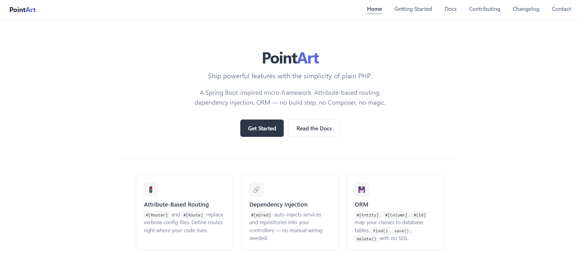 PointArt Framework gallery image