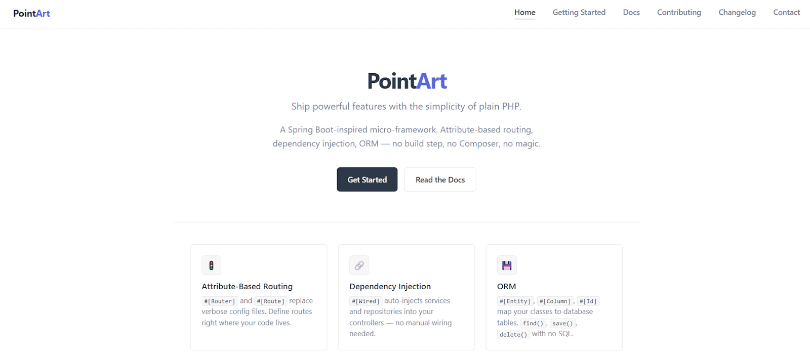 PointArt Framework screenshot 1