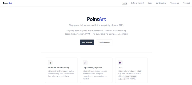 PointArt Framework screenshot 1