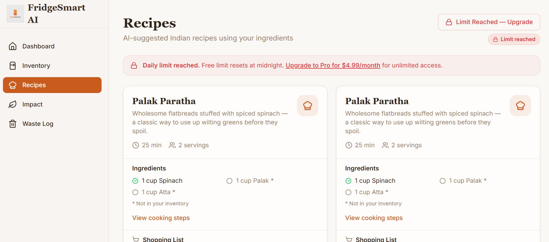 FridgeSmart AI gallery image