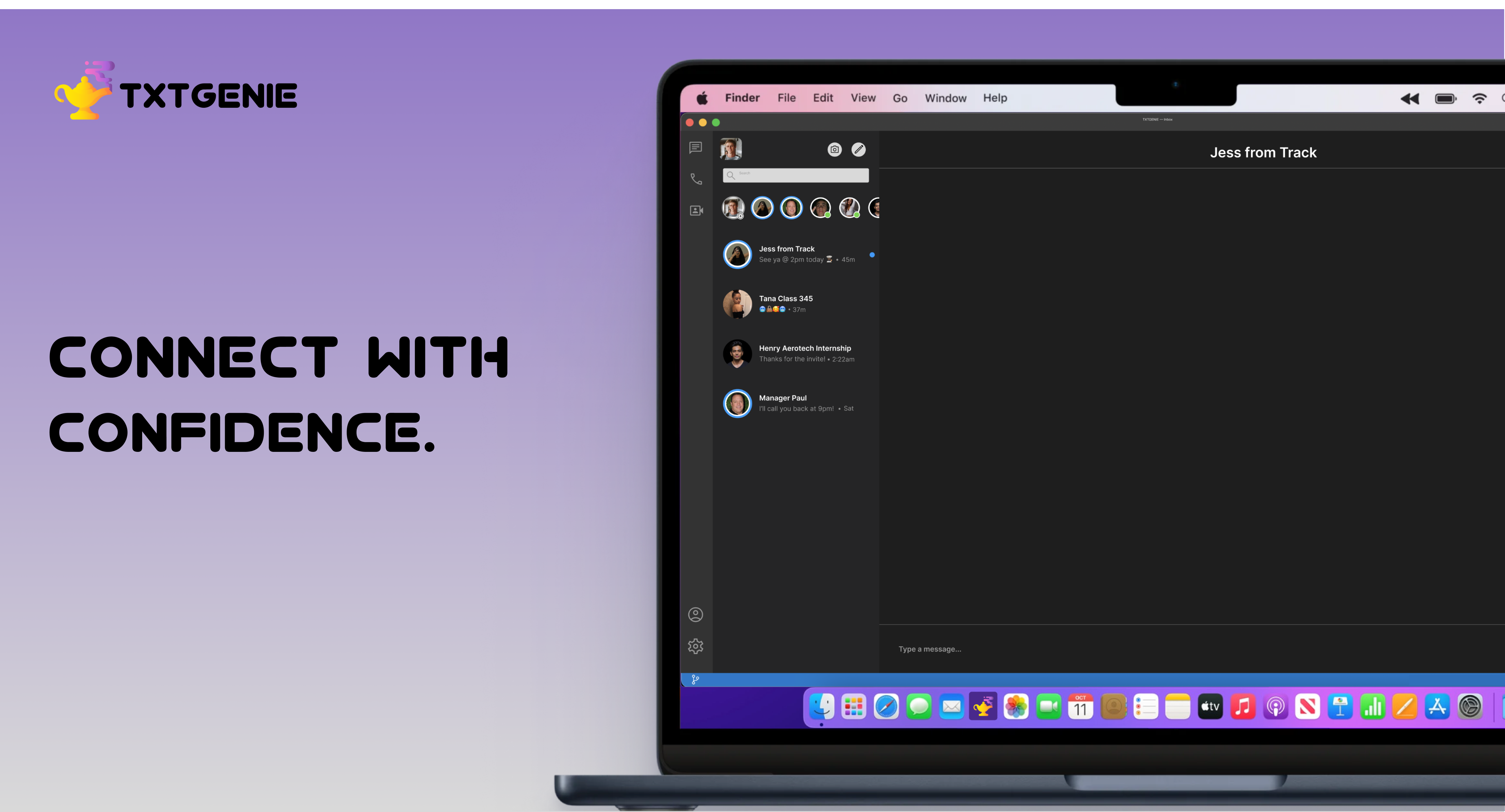 Mídia 2 de Txtgenie - O assistente de mensagens de texto que ajuda você a se conectar com a confiança
