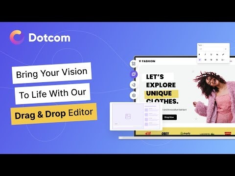 Dotcom - Drag and Drop Web Builder gallery image