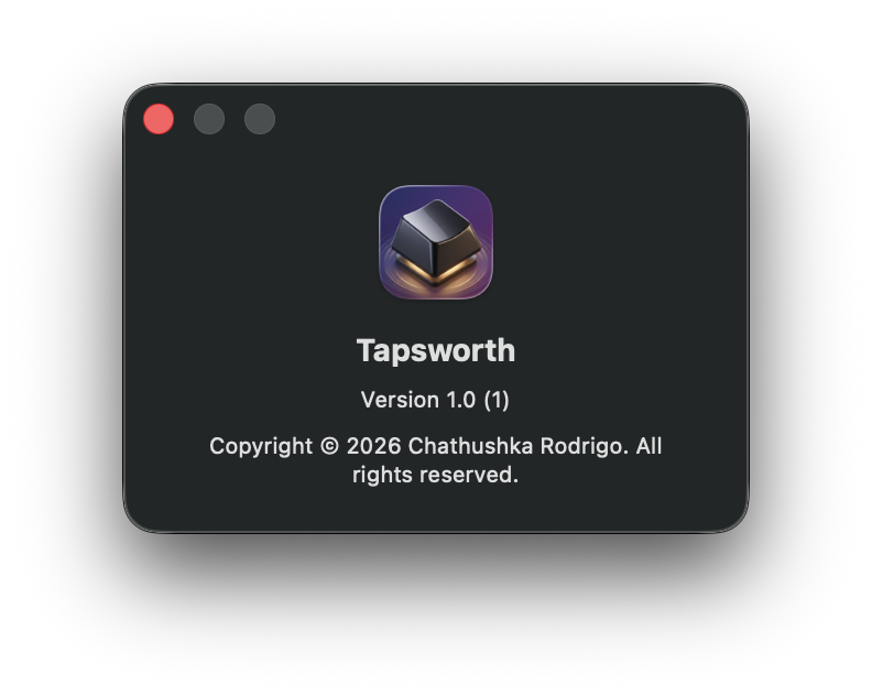 Tapsworth : Mechanical Feeling For MAC gallery image