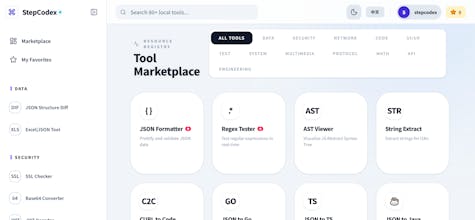 StepCodeX Dev Tools Client Side gallery image