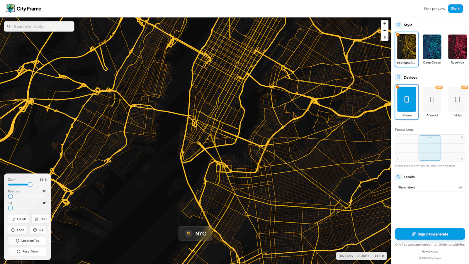 City Frame screenshot 4