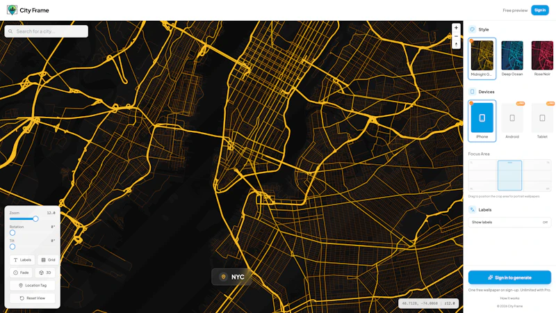 City Frame screenshot 4
