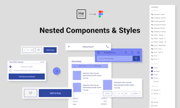 Helumium eCom Design System for Figma gallery image