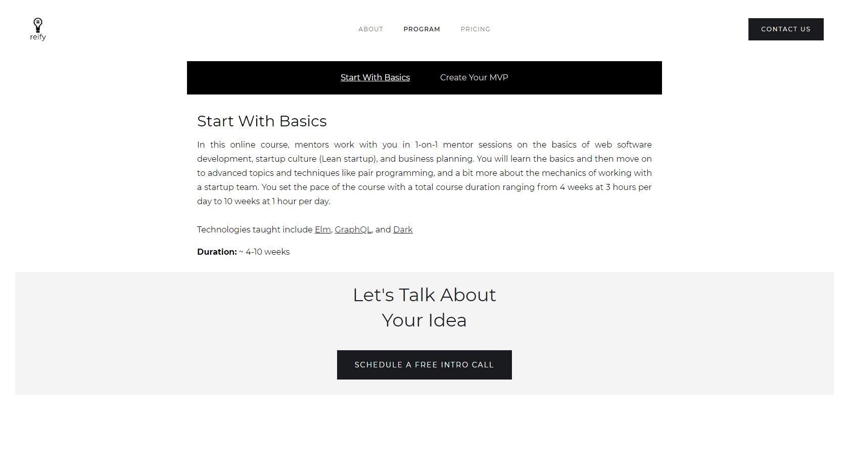 Reify Academy gallery image