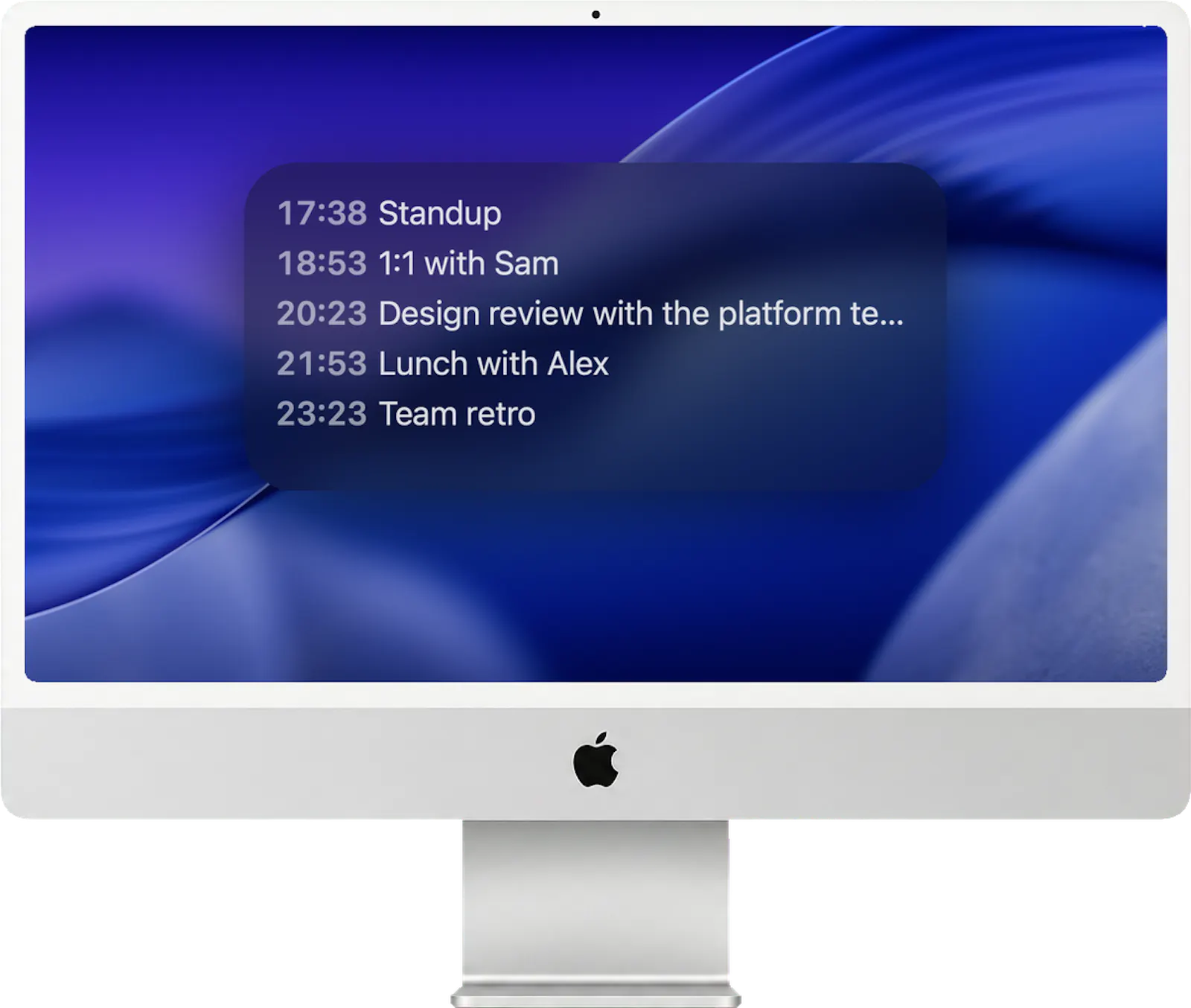 3-Line Calendar screenshot 3