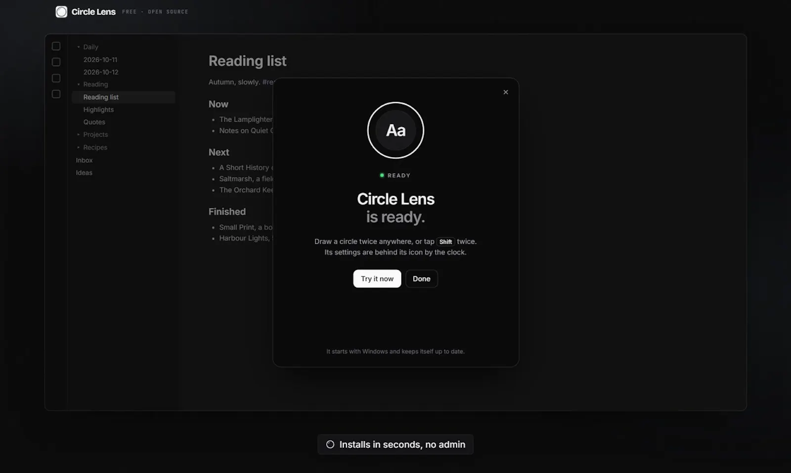 Circle Lens screenshot 2