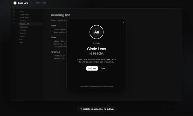 Circle Lens screenshot 2