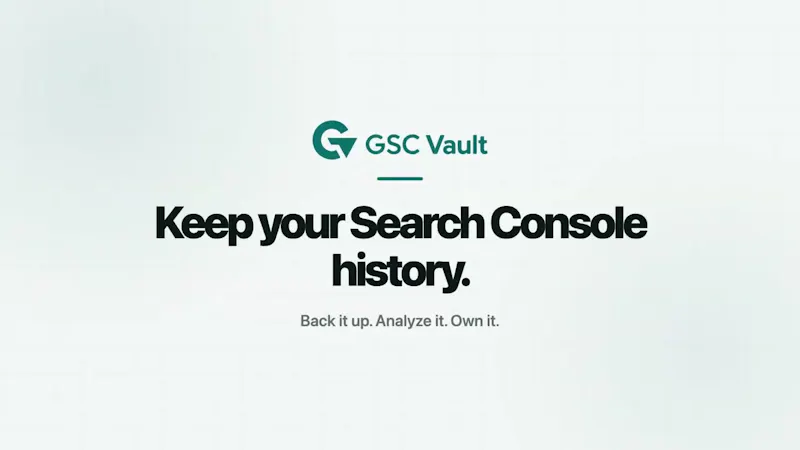 GSC Vault screenshot 1 (video preview)