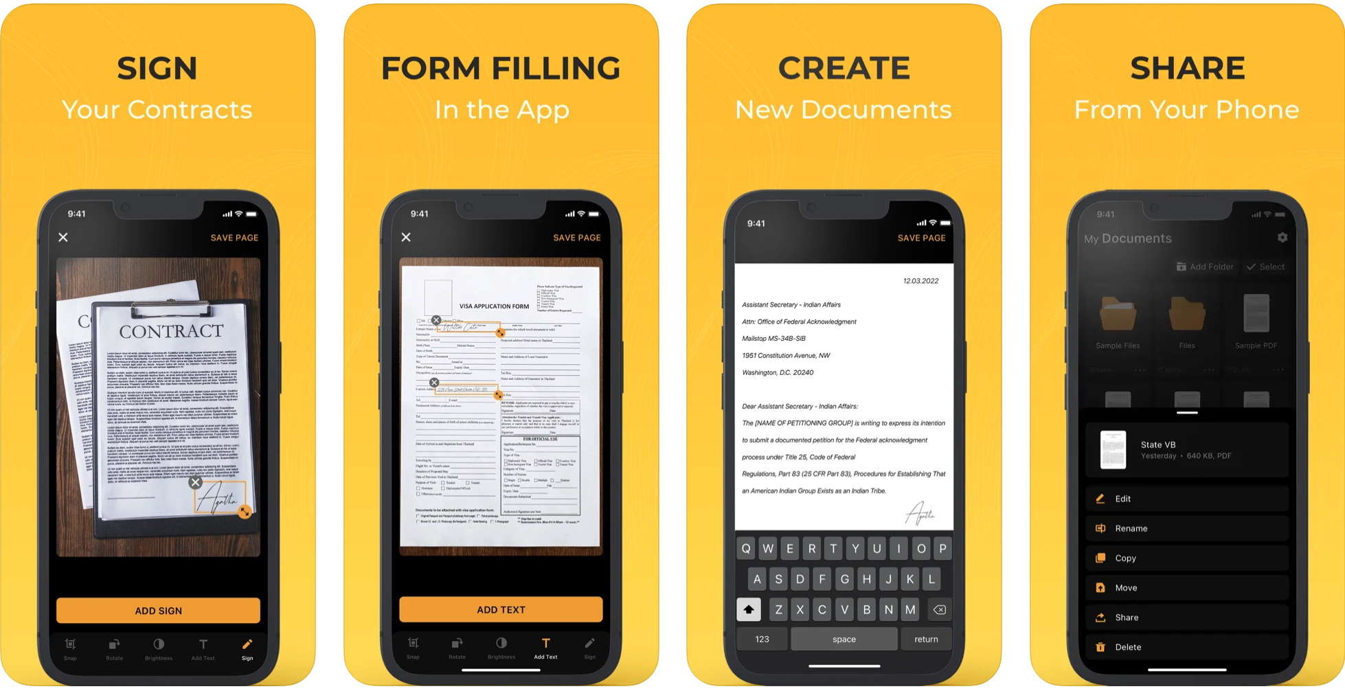 MSCANNER - PDF स्कैनर - स्कैन दस्तावेज, फोटो और साइन मीडिया 4