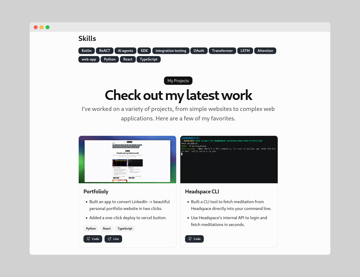 Portfolioly - Screenshot 5 showing product features and functionality