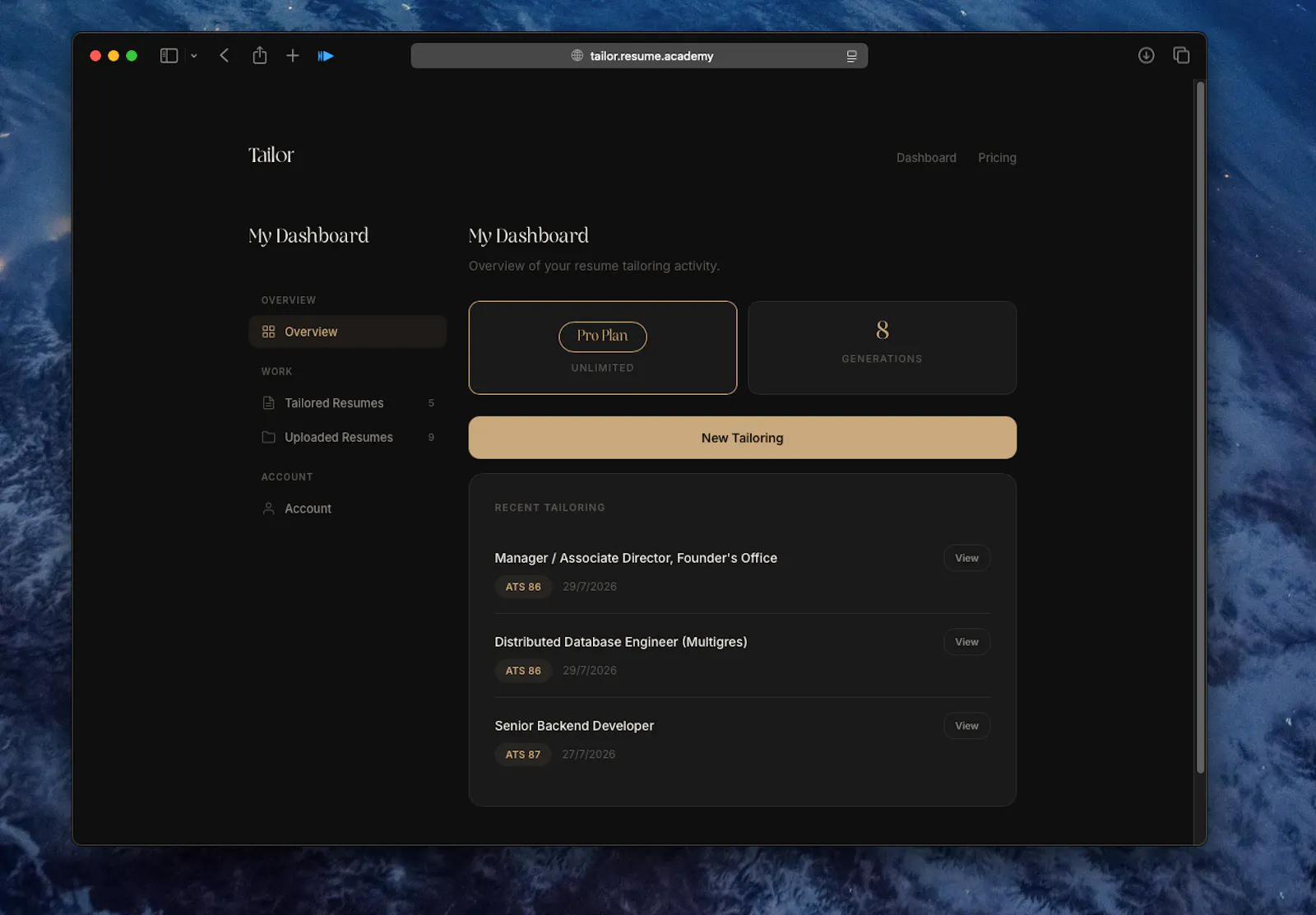 Resume Tailor screenshot 3