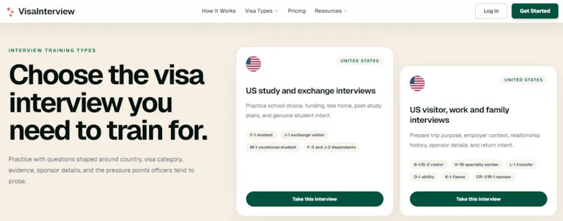 VisaInterview.ai screenshot 3