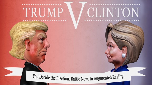 Trump VS Clinton Augmented Reality  gallery image