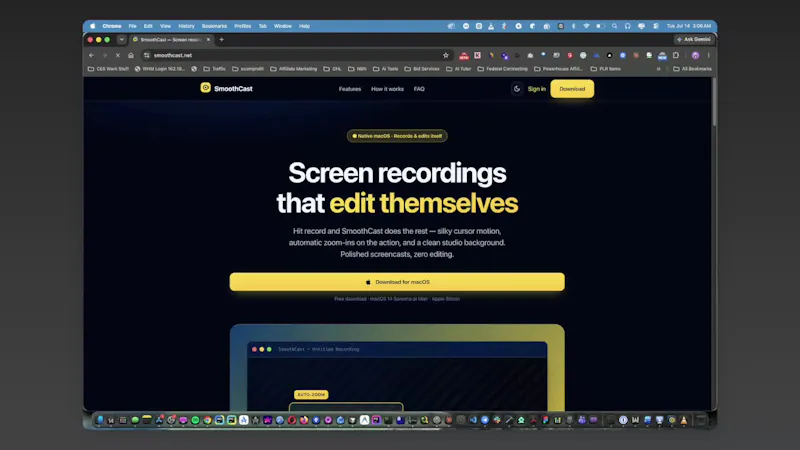 SmoothCast — Screen recording Software screenshot 2