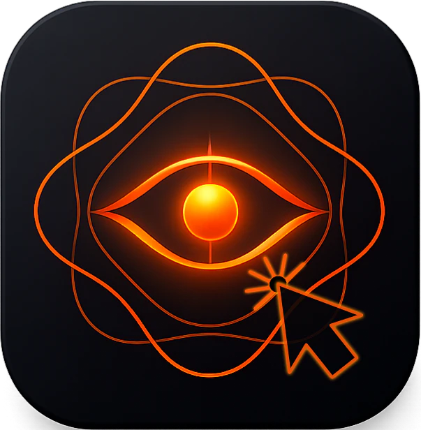 Vibeocus Lens logo