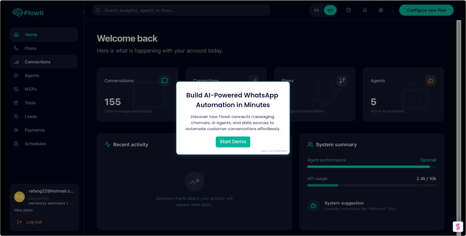 Flowti screenshot 2
