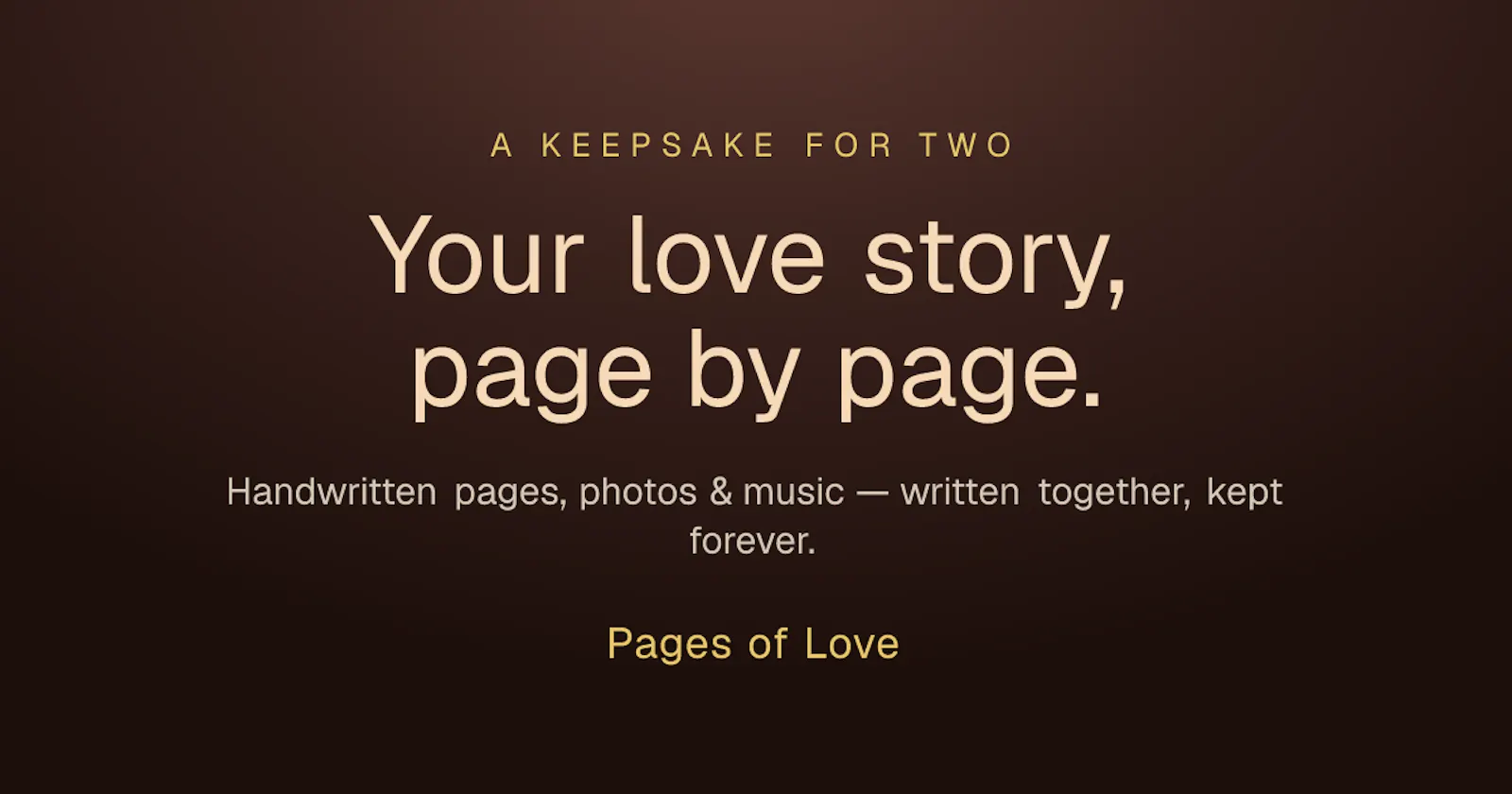 Pages of Love screenshot 1