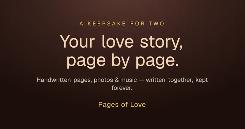 Pages of Love screenshot 1