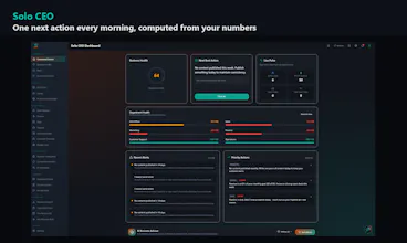 Solo CEO Blueprint Dashboard gallery image