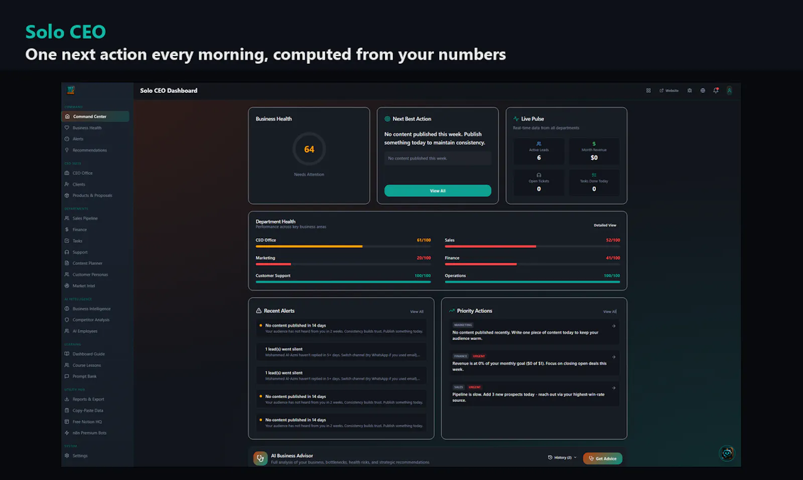 Solo CEO screenshot 1