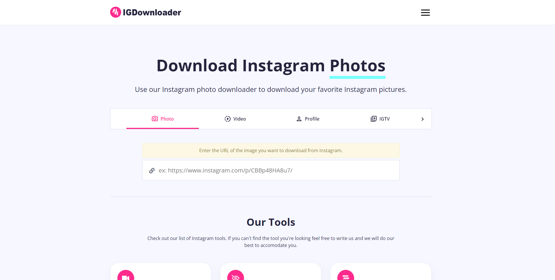 IG Downloader - Instagram Downloader - Download je favoriete foto's en video's van Instagram media 1