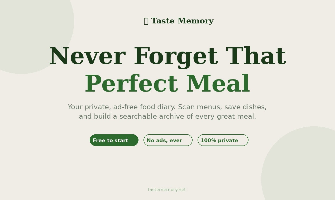 Taste Memory gallery image