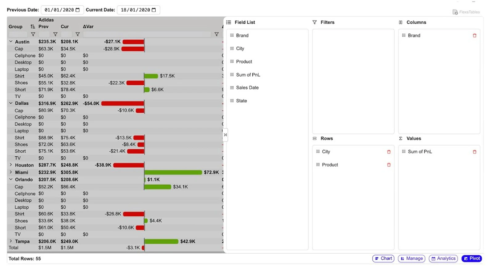 Flexa Tables screenshot 1 (video preview)