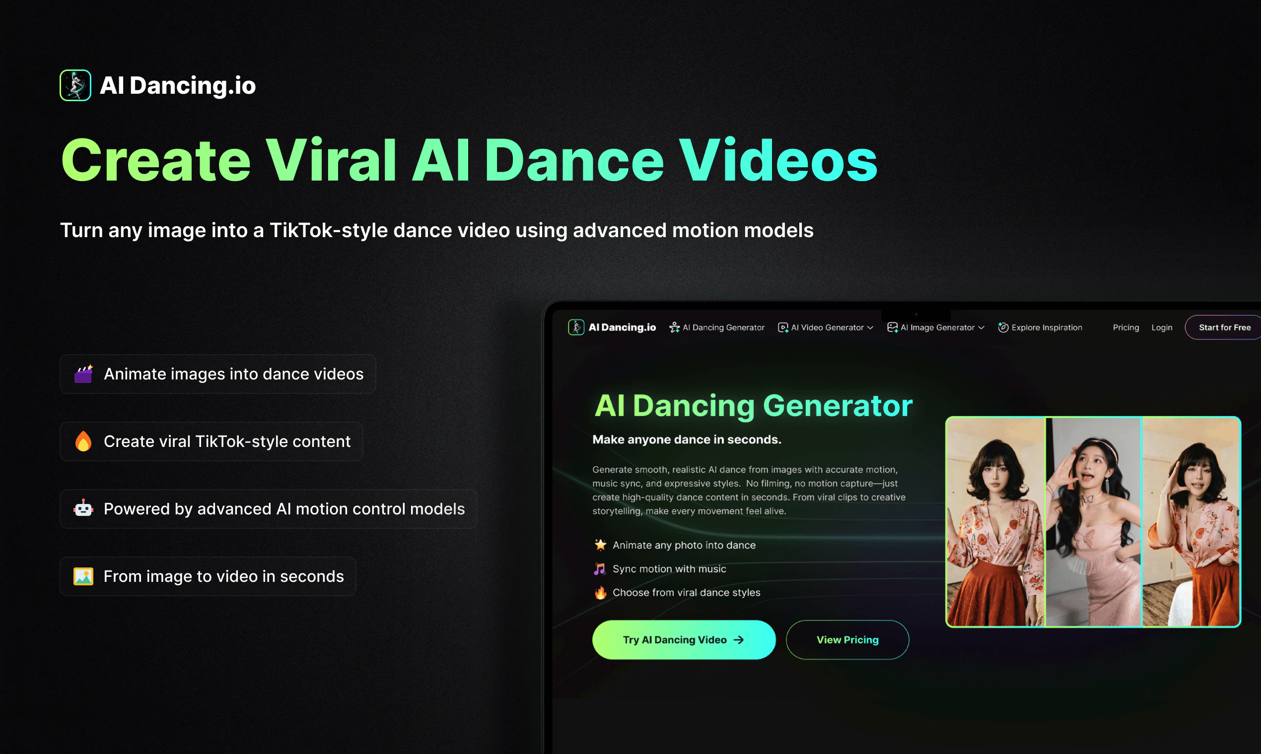 AI Dancing Generator 대표 미리보기