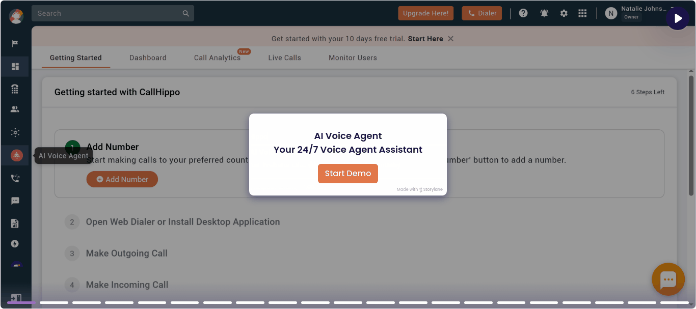 CallHippo AI Voice Agent  gallery image