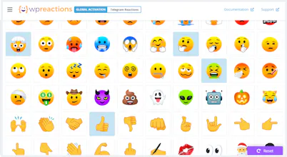 WP Reactions gallery image