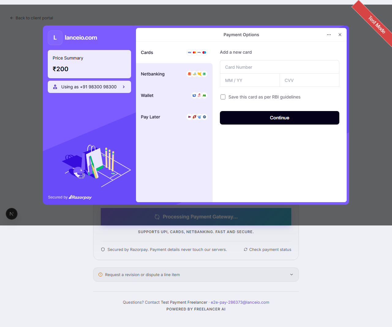 Lanceio — Freelance Management Tool  gallery image