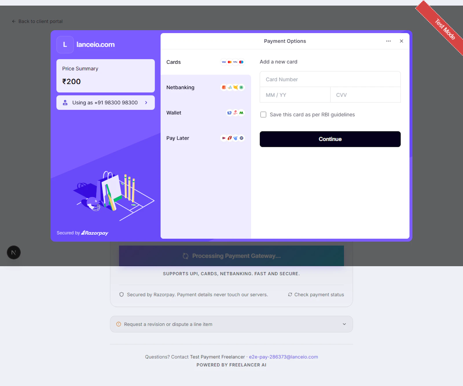 Lanceio — Freelance Management Tool  screenshot 4