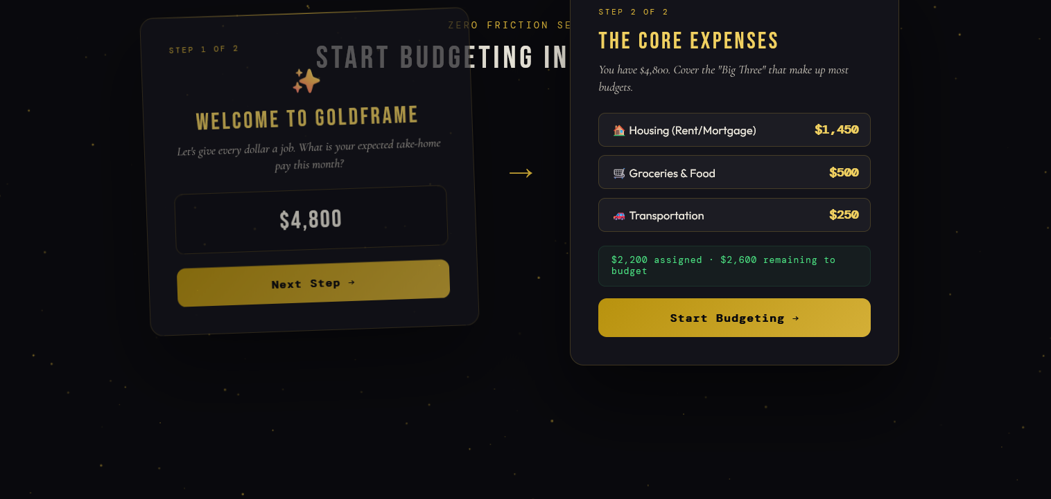 GoldFrame Budget gallery image