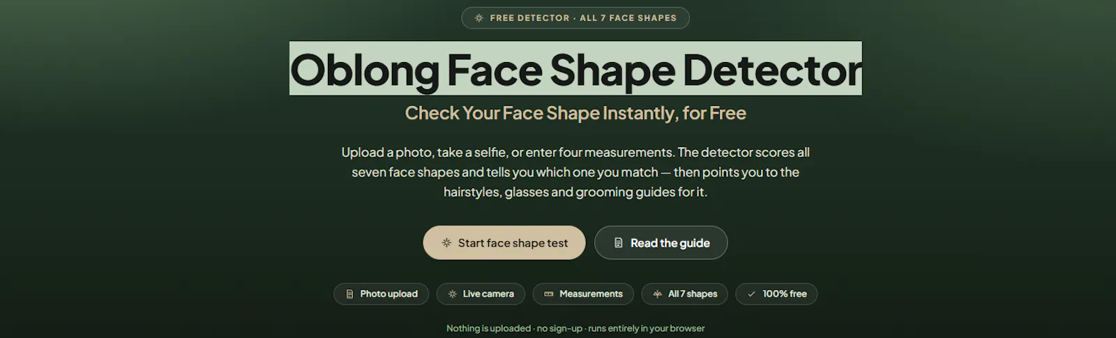 Oblong Face Shape screenshot 3