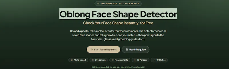 Oblong Face Shape screenshot 3