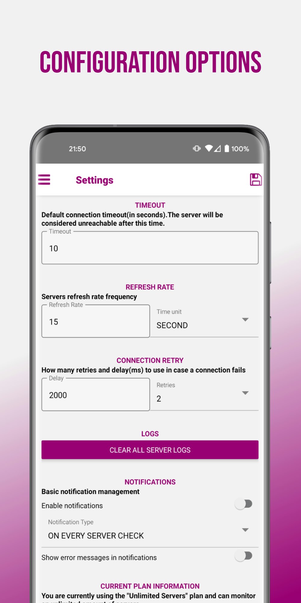 PingMyServer gallery image