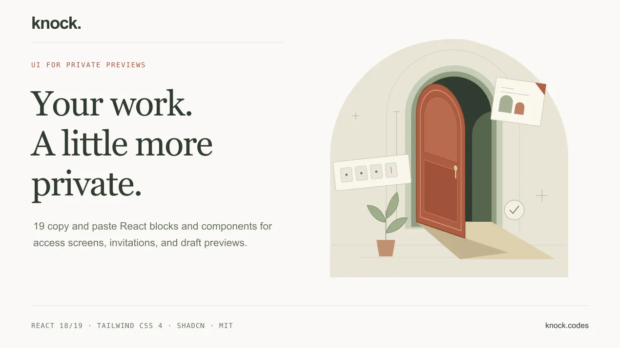 Knock UI product