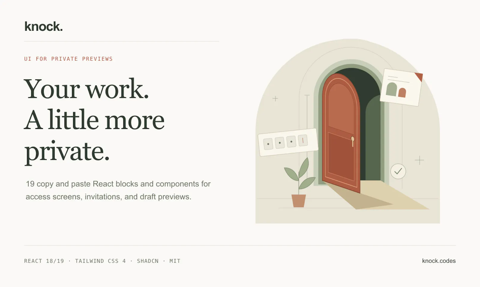Knock UI screenshot 1