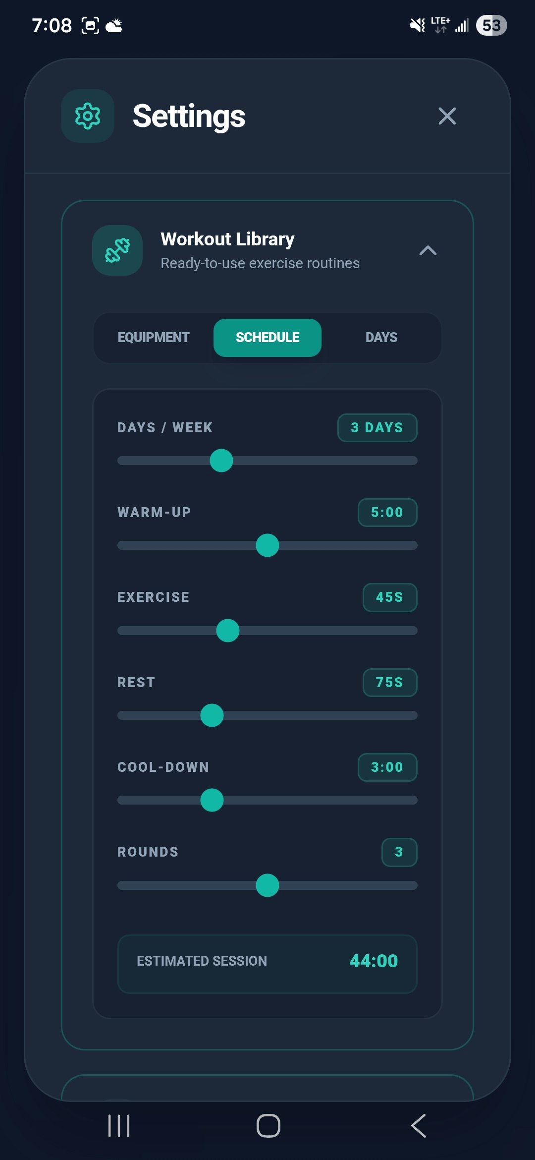 Calisthenics AI - Screenshot 3 showing product features and functionality