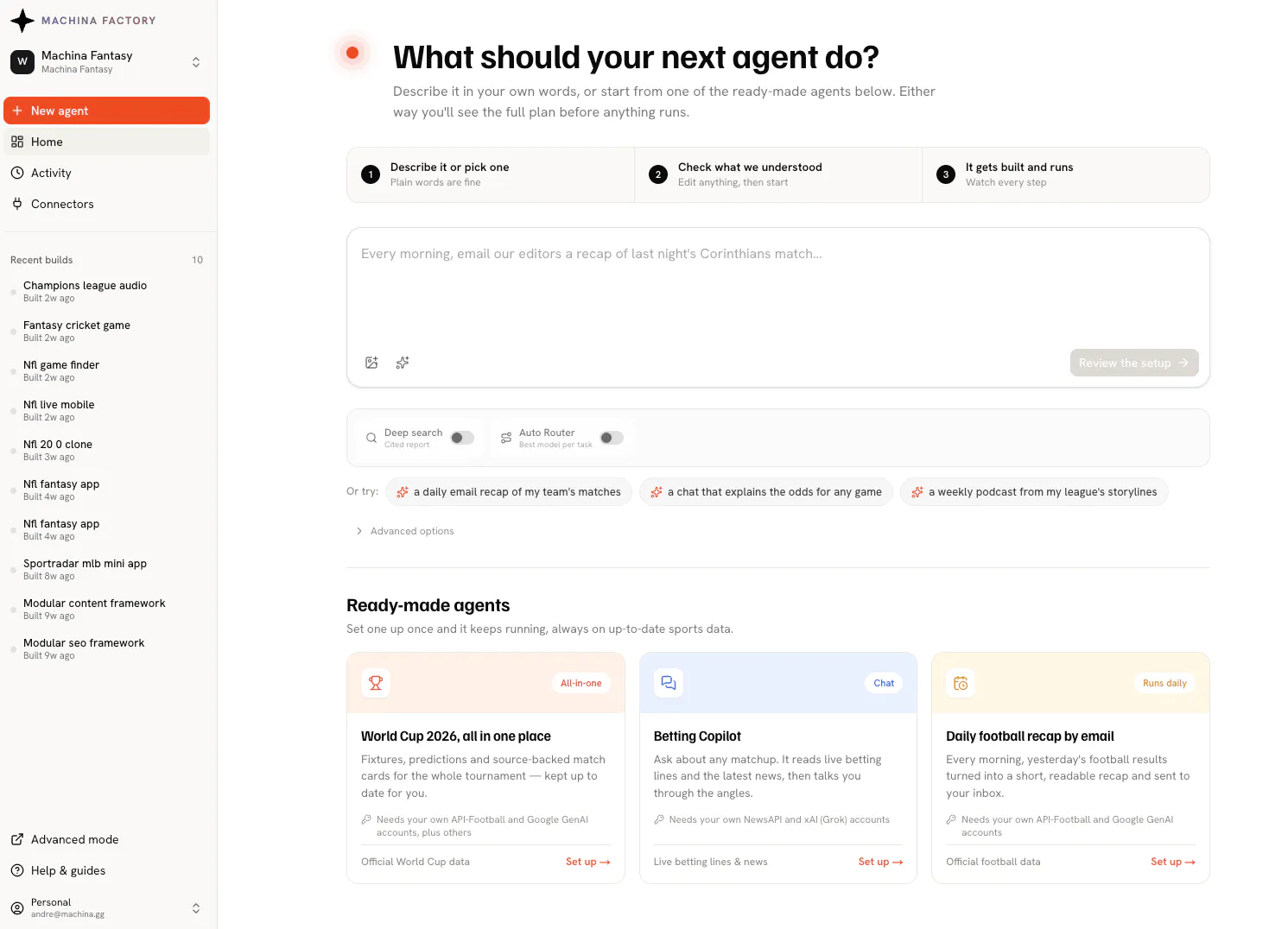 Machina Sports - AI Agents for Sports gallery image