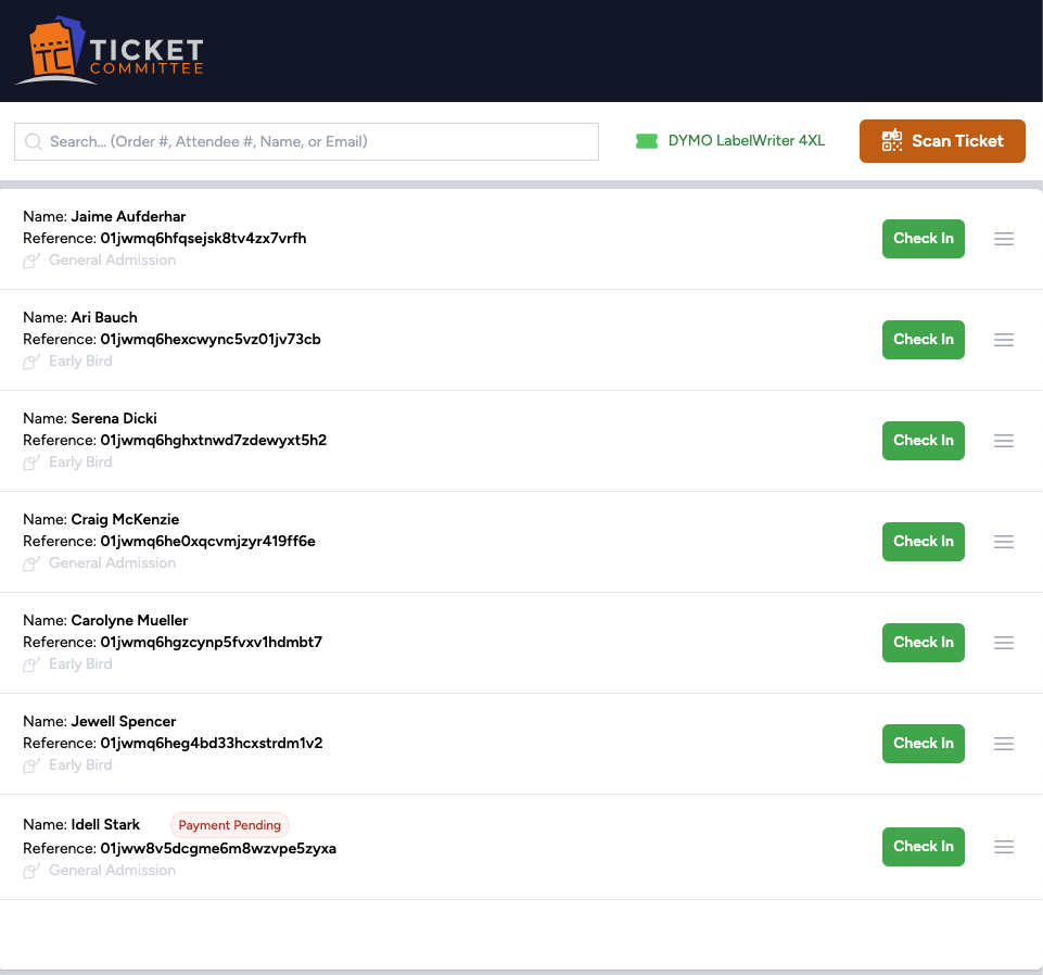 Media Jawatankuasa Tiket - Tiket sederhana untuk acara anda 2