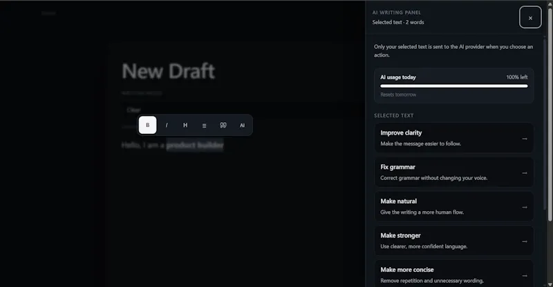 Writely screenshot 5